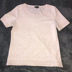 Pink Scalloped Blouse